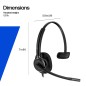 HP Poly Mission 425 Stereo USB Wired Classic (Bulk)